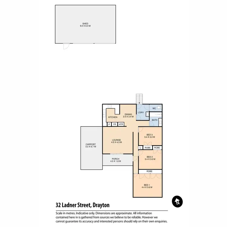 Floorplan of Homely house listing, 32 Ladner Street, Drayton QLD 4350