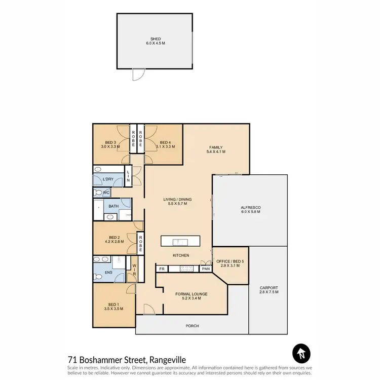 Floorplan of Homely house listing, 71 Boshammer Street, Rangeville QLD 4350