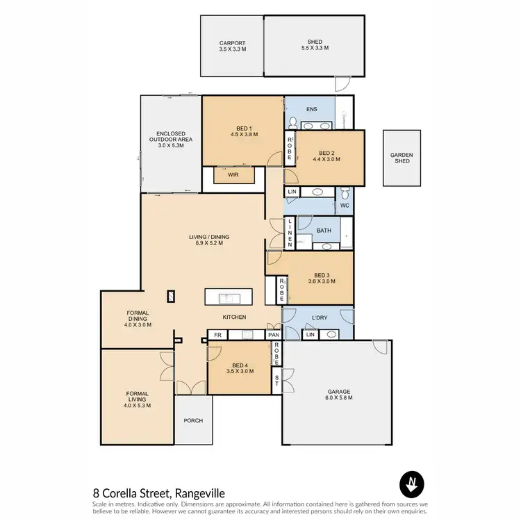Floorplan of Homely house listing, 8 Corella Street, Rangeville QLD 4350