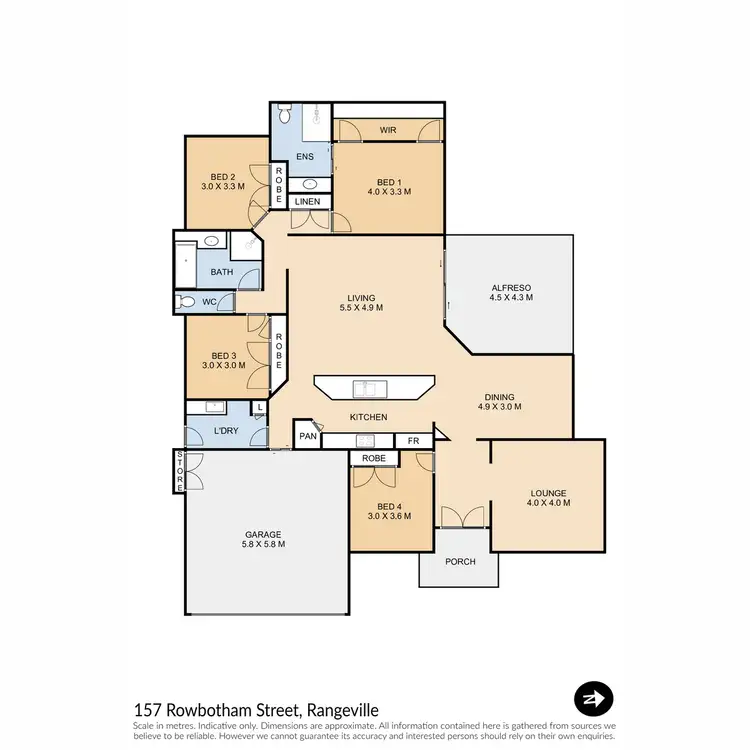 Floorplan of Homely house listing, 157 Rowbotham Street, Rangeville QLD 4350