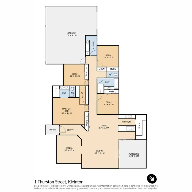 Floorplan of Homely house listing, 1 Thurston Street, Kleinton QLD 4352