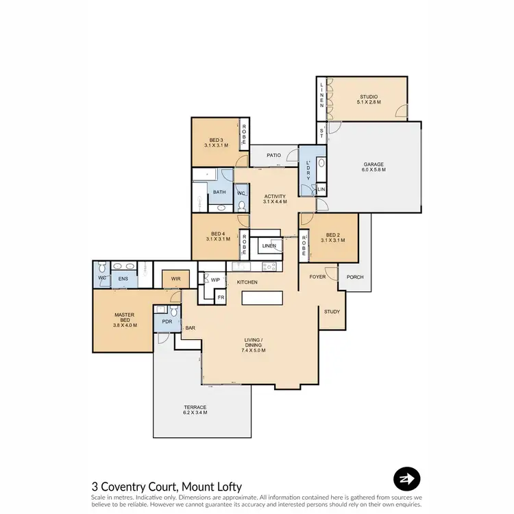 Floorplan of Homely house listing, 3 Coventry Court, Mount Lofty QLD 4350