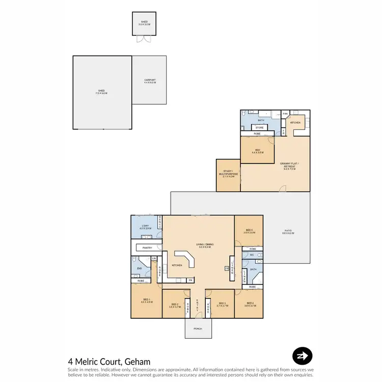 Floorplan of Homely house listing, 4 Melric Court, Geham QLD 4352