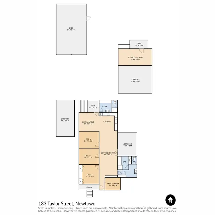 Floorplan of Homely house listing, 133 Taylor Street, Newtown QLD 4350