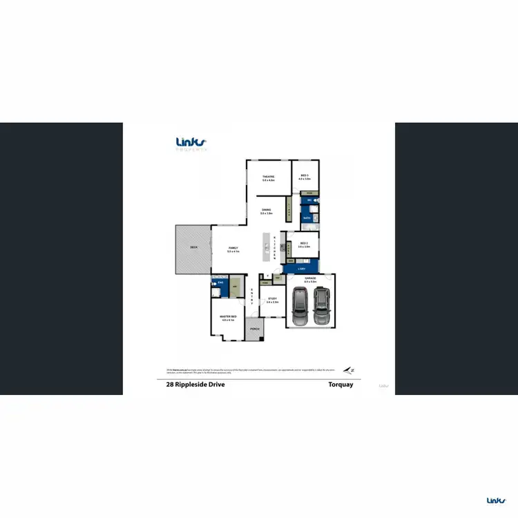 Floorplan of Homely house listing, 28 Rippleside Drive, Torquay VIC 3228