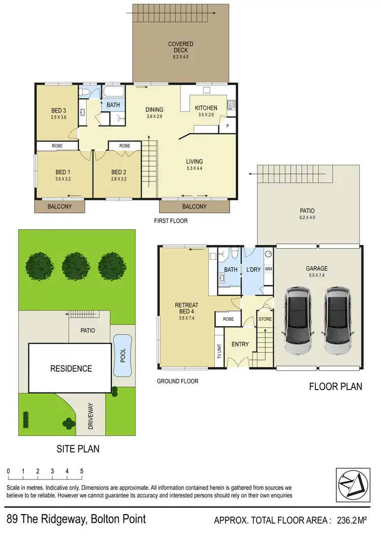 Floorplan of Homely house listing, 89 The Ridgeway, Bolton Point NSW 2283