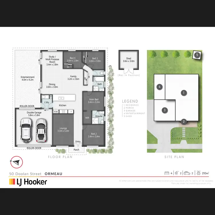 Floorplan of Homely house listing, 50 Doolan Street, Ormeau QLD 4208