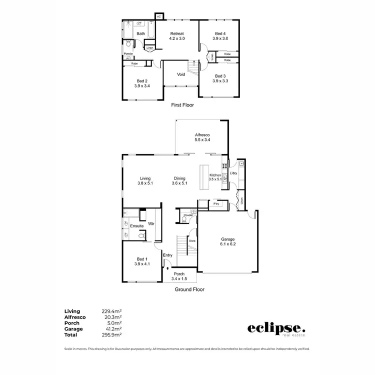 Floorplan of Homely house listing, 6 Reid Avenue, Tranmere SA 5073