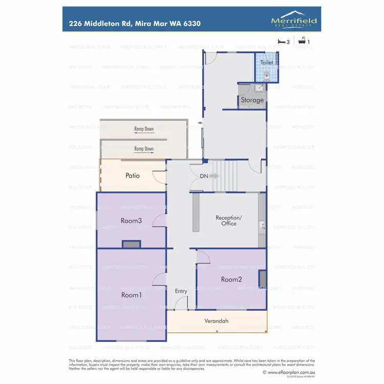 Floorplan of Homely house listing, 226 Middleton Road, Mira Mar WA 6330