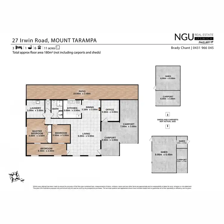 Floorplan of Homely house listing, 27 Irwin Road, Mount Tarampa QLD 4311