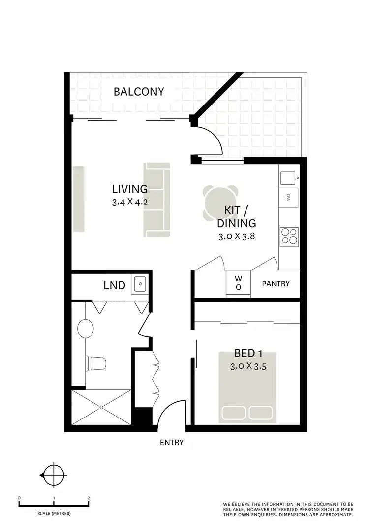 Floorplan of Homely apartment listing, 8/533-535 Elizabeth Street, Surry Hills NSW 2010