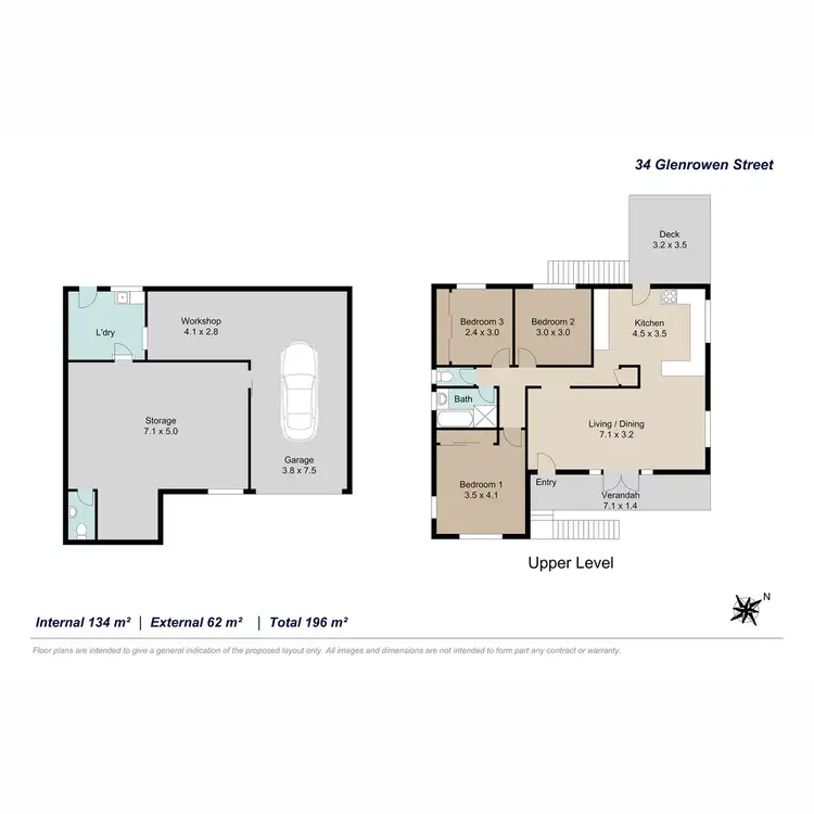 Floorplan of Homely house listing, 34 Glenrowen Street, Chermside West QLD 4032
