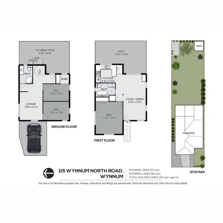 Floorplan of Homely house listing, 115 Wynnum North Road, Wynnum QLD 4178
