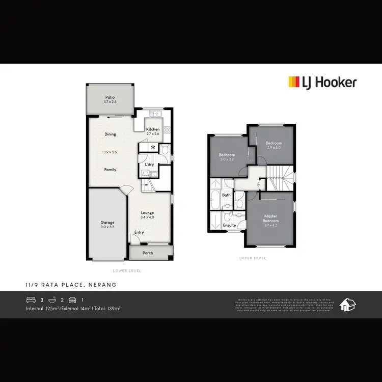 Floorplan of Homely semi-detached listing, 11/9 Rata Place, Nerang QLD 4211