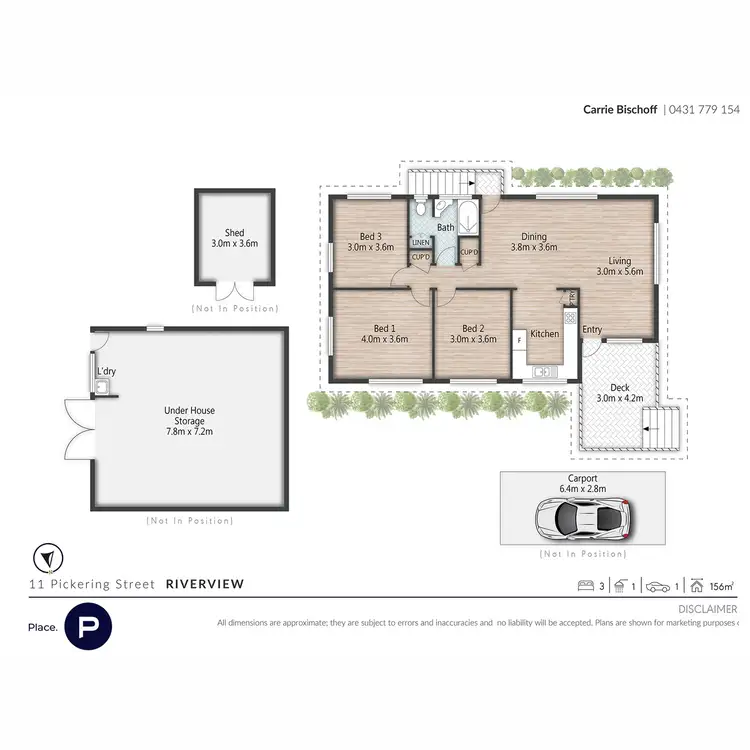 Floorplan of Homely house listing, 11 Pickering Street, Riverview QLD 4303