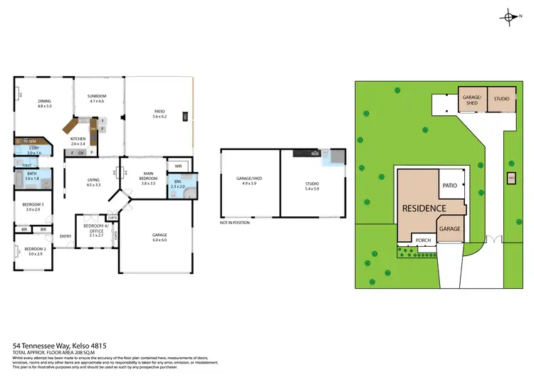 Floorplan of Homely house listing, 54 Tennessee Way, Kelso QLD 4815