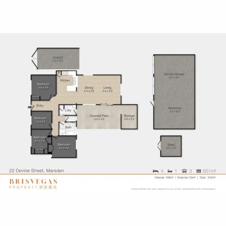 Floorplan of Homely house listing, 22 Devine Street, Marsden QLD 4132