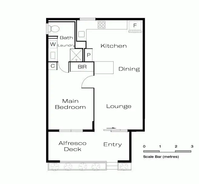 Floorplan of Homely apartment listing, 9/15 Melville Parade, South Perth WA 6151