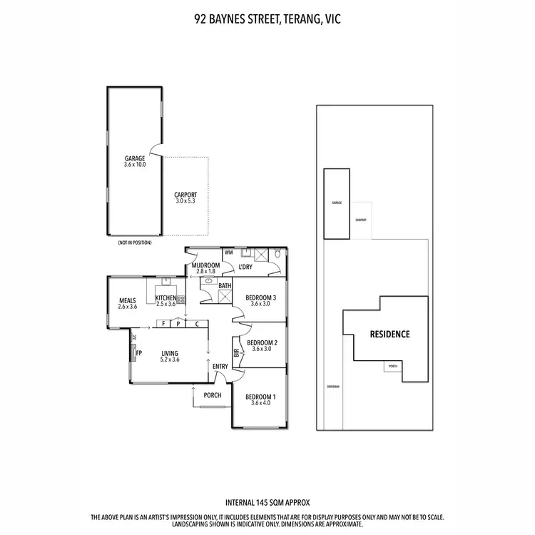 Floorplan of Homely house listing, 92 Baynes Street, Terang VIC 3264