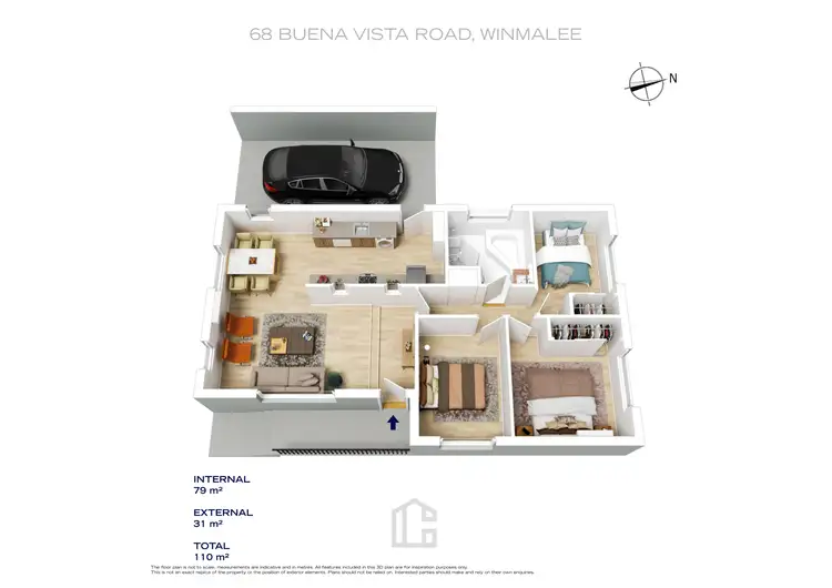 Floorplan of Homely house listing, 68 Buena Vista Road, Winmalee NSW 2777