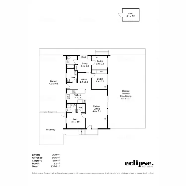 Floorplan of Homely house listing, 19 Bundey Avenue, Ingle Farm SA 5098