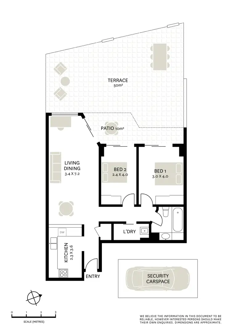 Floorplan of Homely apartment listing, 7/336-346 Sussex Street, Sydney NSW 2000