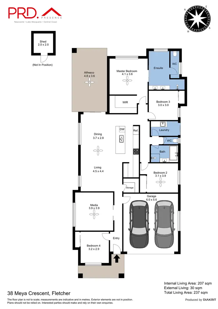 Floorplan of Homely house listing, 38 Meya Crescent, Fletcher NSW 2287