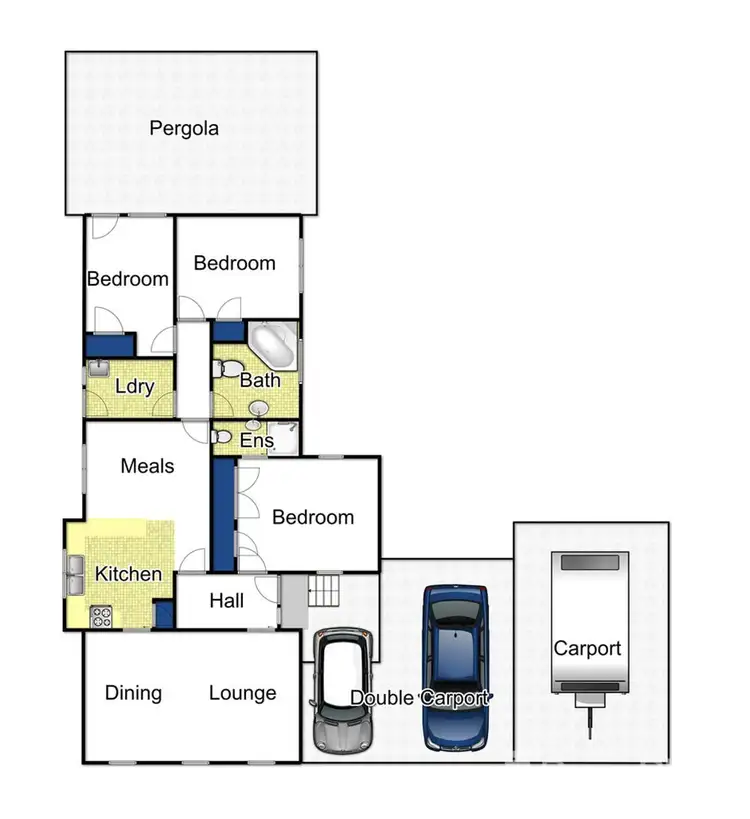 Floorplan of Homely house listing, 2002 Wellington Road, Clematis VIC 3782