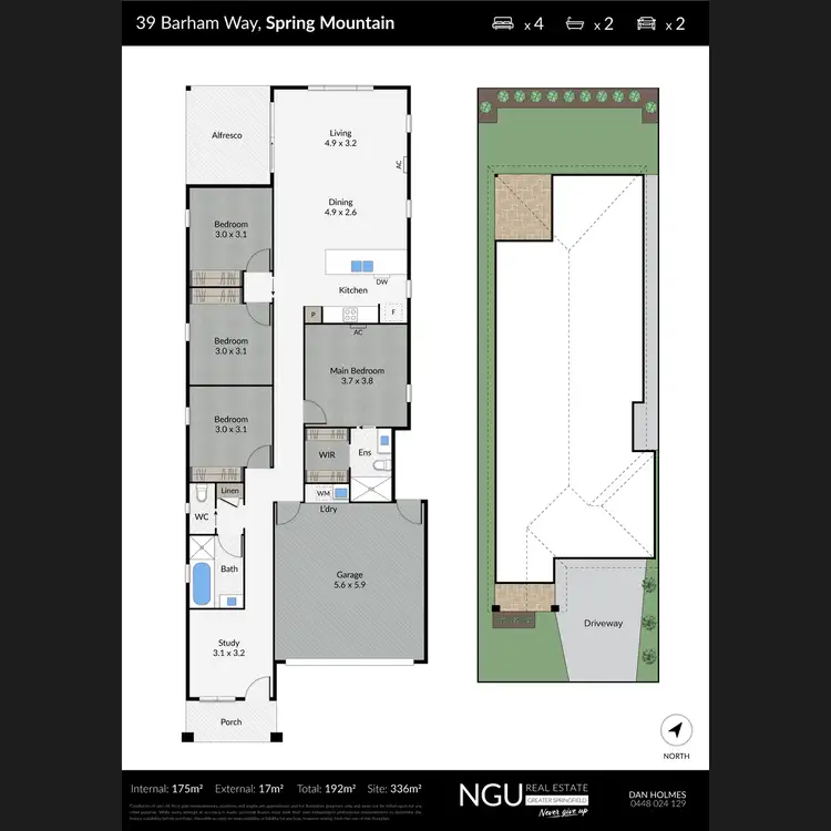 Floorplan of Homely house listing, 39 Barham Way, Spring Mountain QLD 4300
