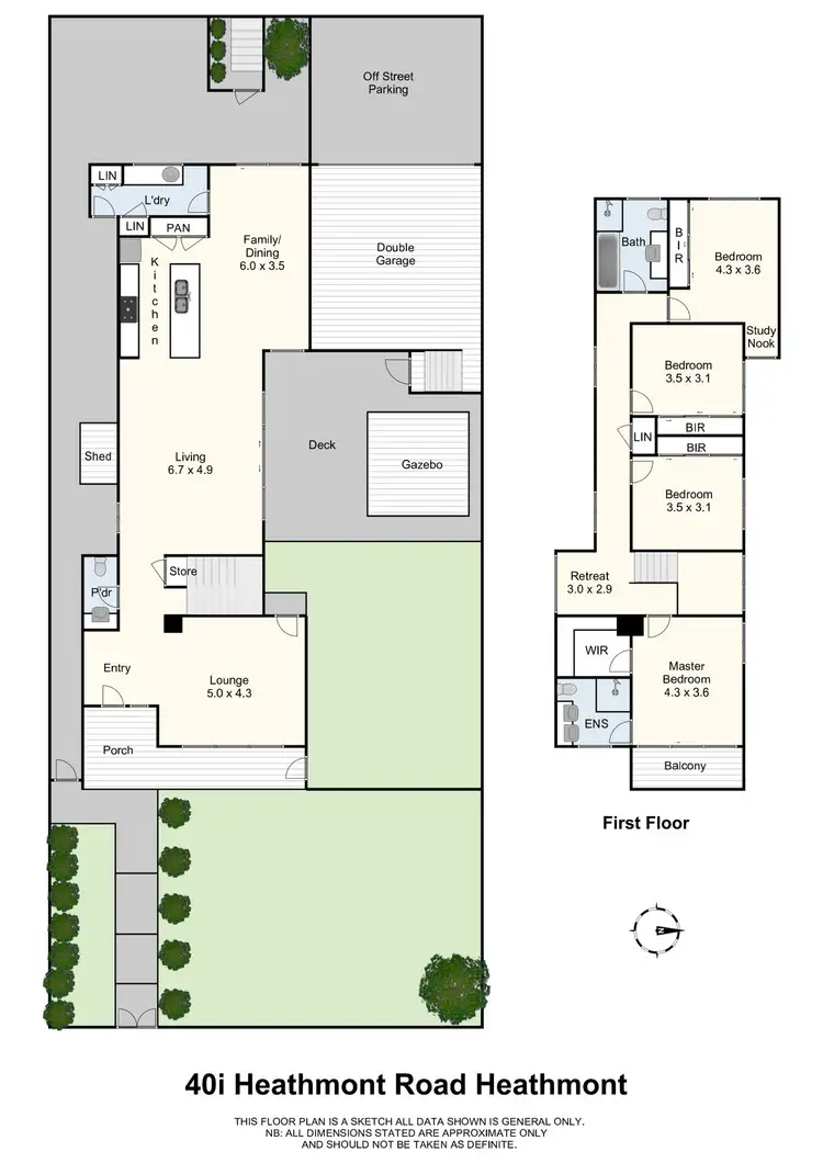 Floorplan of Homely townhouse listing, 40I Heathmont Road, Heathmont VIC 3135