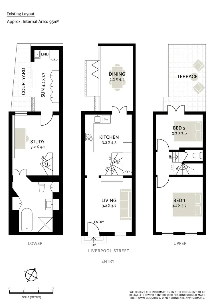 Floorplan of Homely terrace listing, 170 Liverpool Street, Darlinghurst NSW 2010