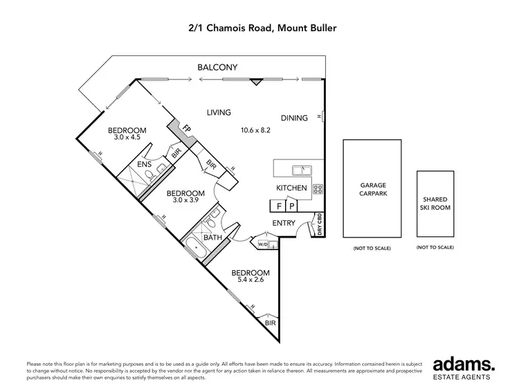 Floorplan of Homely apartment listing, 2/1 Chamois Road, Mount Buller VIC 3723