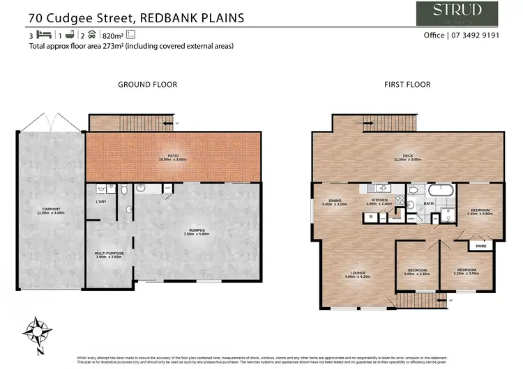 Floorplan of Homely house listing, 70 Cudgee Street, Redbank Plains QLD 4301