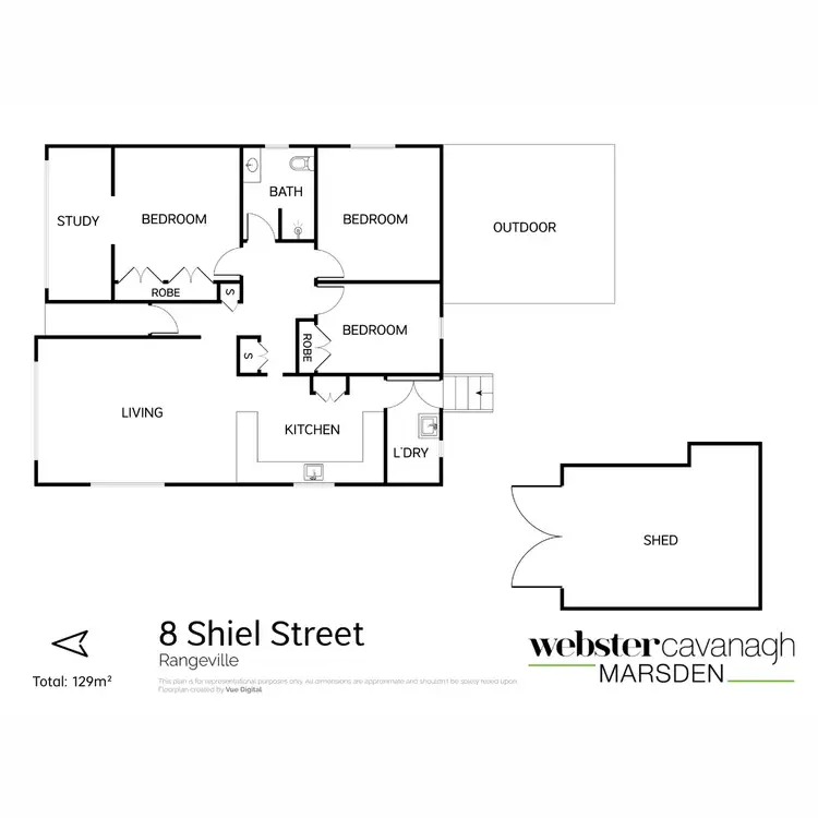 Floorplan of Homely house listing, 8 Shiel Street, Rangeville QLD 4350