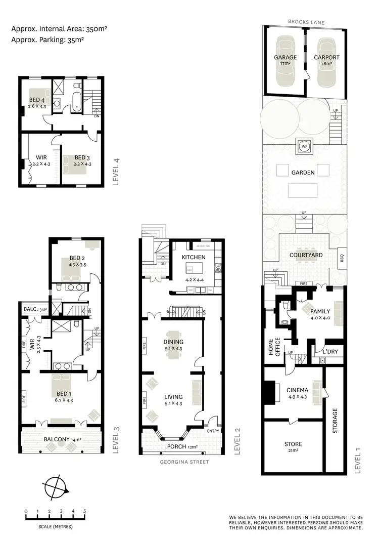 Floorplan of Homely terrace listing, 41 Georgina Street, Newtown NSW 2042