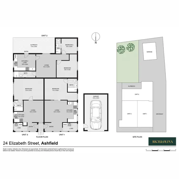 Floorplan of Homely house listing, 24 Elizabeth Street, Ashfield NSW 2131