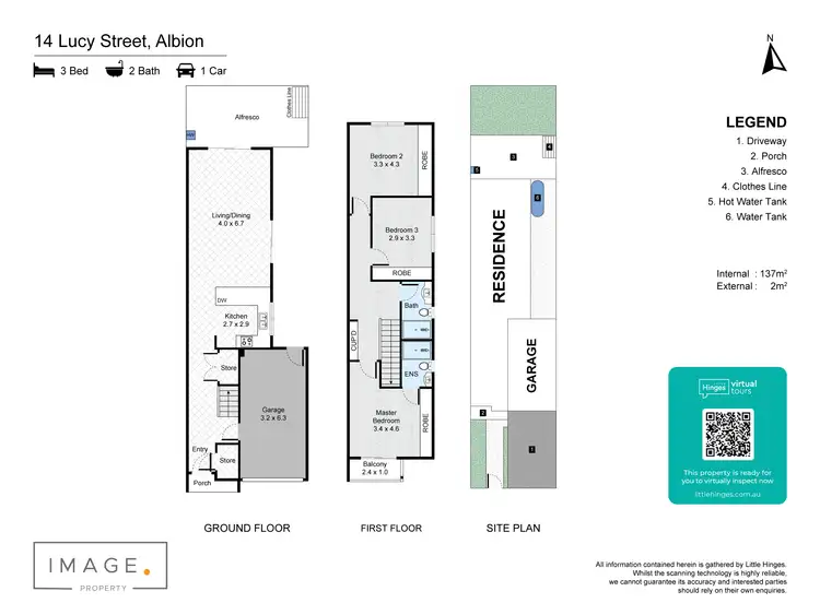 Floorplan of Homely townhouse listing, 14 Lucy Street, Albion QLD 4010