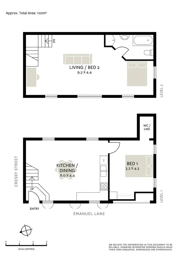 Floorplan of Homely house listing, 1A Cressy Street, Rosebery NSW 2018