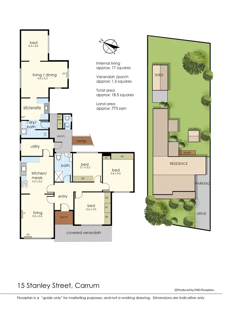 Floorplan of Homely house listing, 15 Stanley Street, Carrum VIC 3197