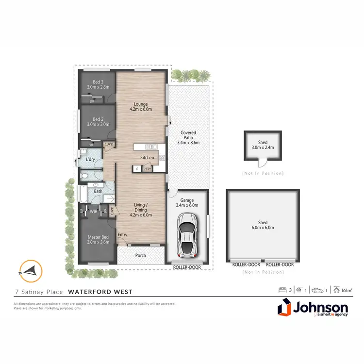 Floorplan of Homely house listing, 7 Satinay Place, Waterford West QLD 4133