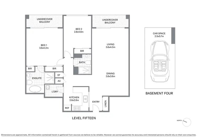 Floorplan of Homely apartment listing, 1502/281 Elizabeth Street, Sydney NSW 2000