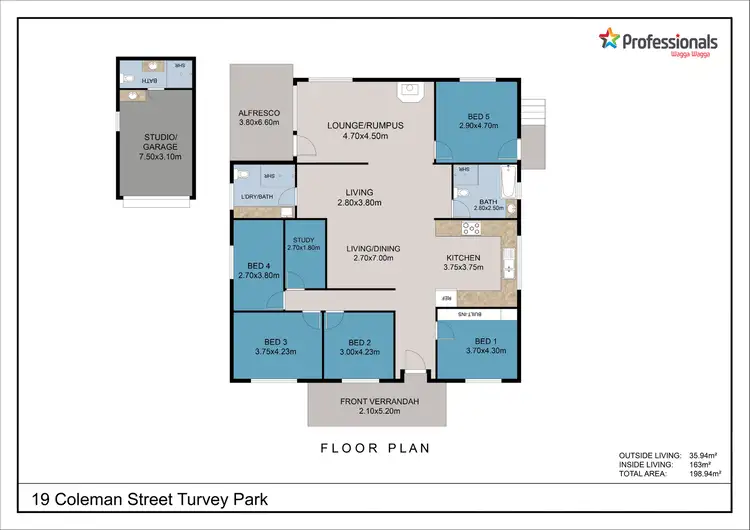 Floorplan of Homely house listing, 19 Coleman Street, Turvey Park NSW 2650