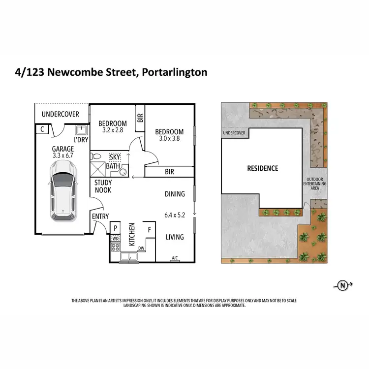 Floorplan of Homely unit listing, 4/123 Newcombe Street, Portarlington VIC 3223