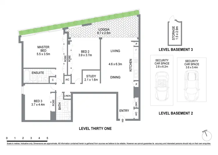 Floorplan of Homely apartment listing, 3104/1 Carlton Street, Chippendale NSW 2008