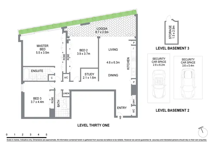 Floorplan of Homely apartment listing, 3104/1 Carlton Street, Chippendale NSW 2008
