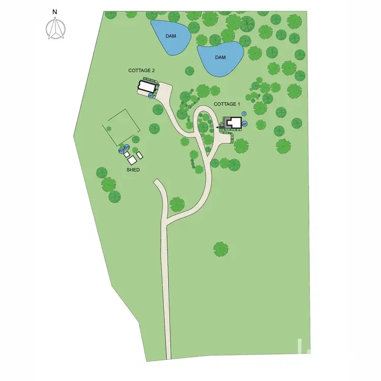 Floorplan of Homely rural property listing, 42 Lewis Road, Millfield NSW 2325