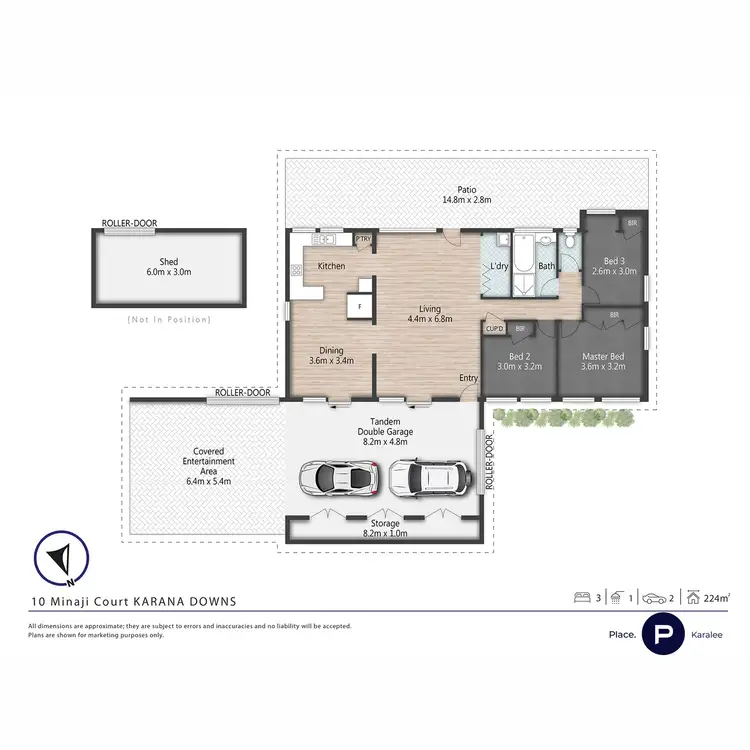 Floorplan of Homely house listing, 10 Minaji Court, Karana Downs QLD 4306