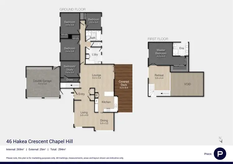Floorplan of Homely house listing, 46 Hakea Crescent, Chapel Hill QLD 4069