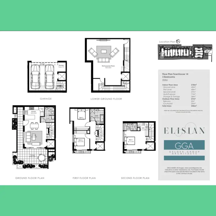 Floorplan of Homely townhouse listing, Lot 14/16A Park Crescent, Pymble NSW 2073