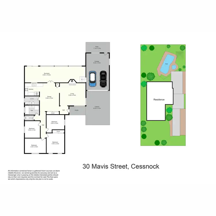 Floorplan of Homely house listing, 30 Mavis Street, Cessnock NSW 2325
